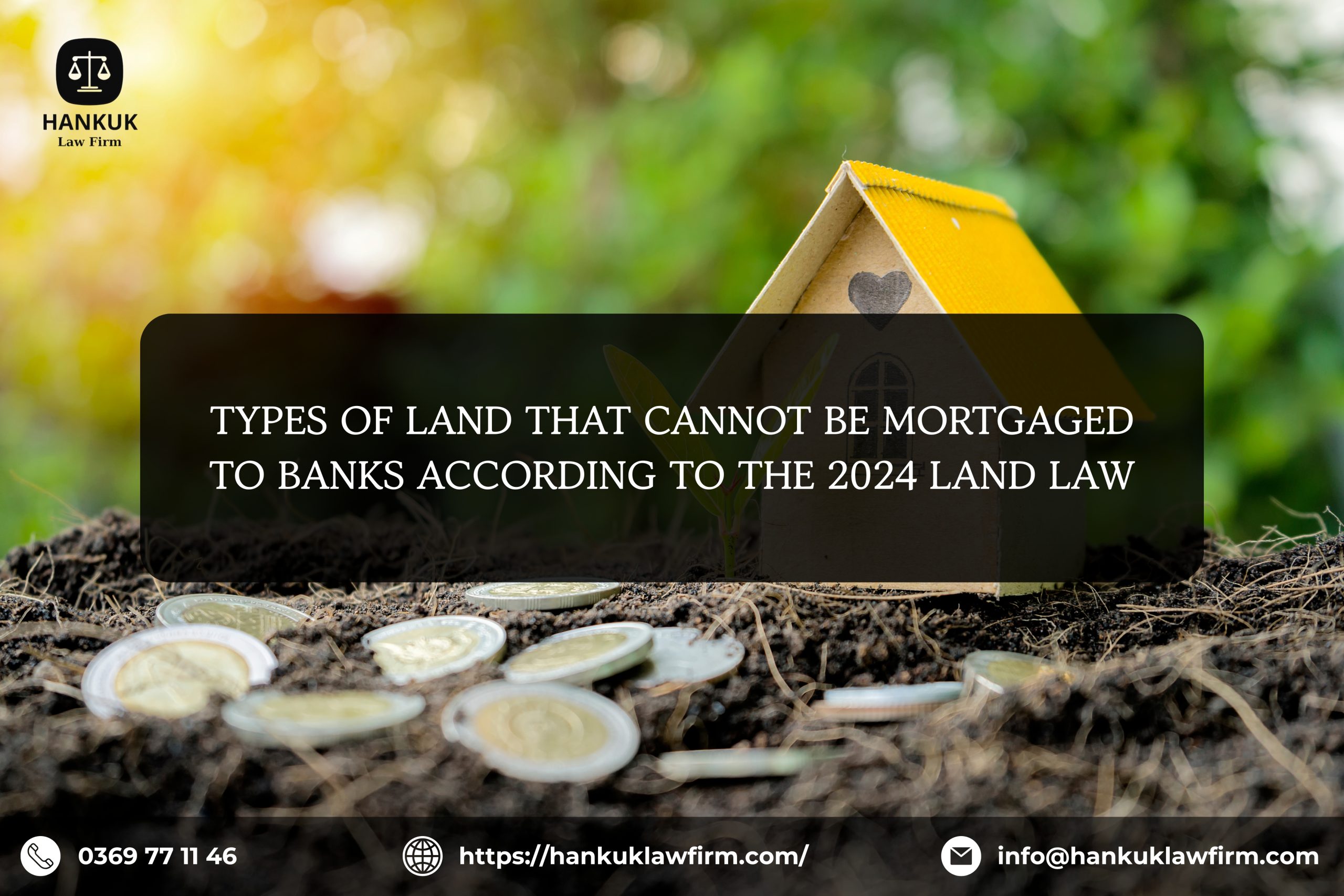 TYPES OF LAND THAT CANNOT BE MORTGAGED TO BANKS ACCORDING TO THE 2024 LAND LAW