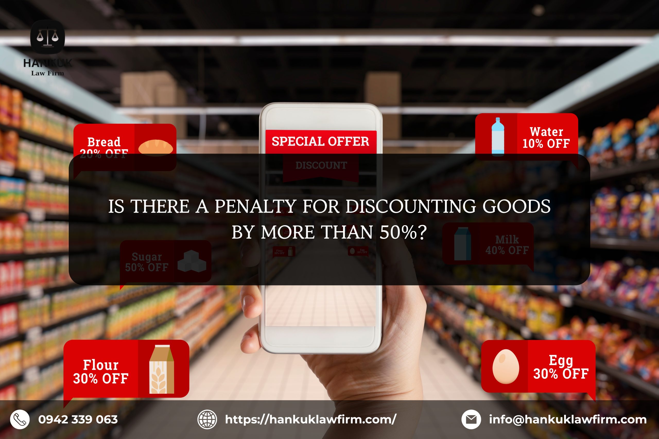 IS THERE A PENALTY FOR DISCOUNTING GOODS BY MORE THAN 50%? 1 IS THERE A PENALTY FOR DISCOUNTING GOODS BY MORE THAN 50%?
