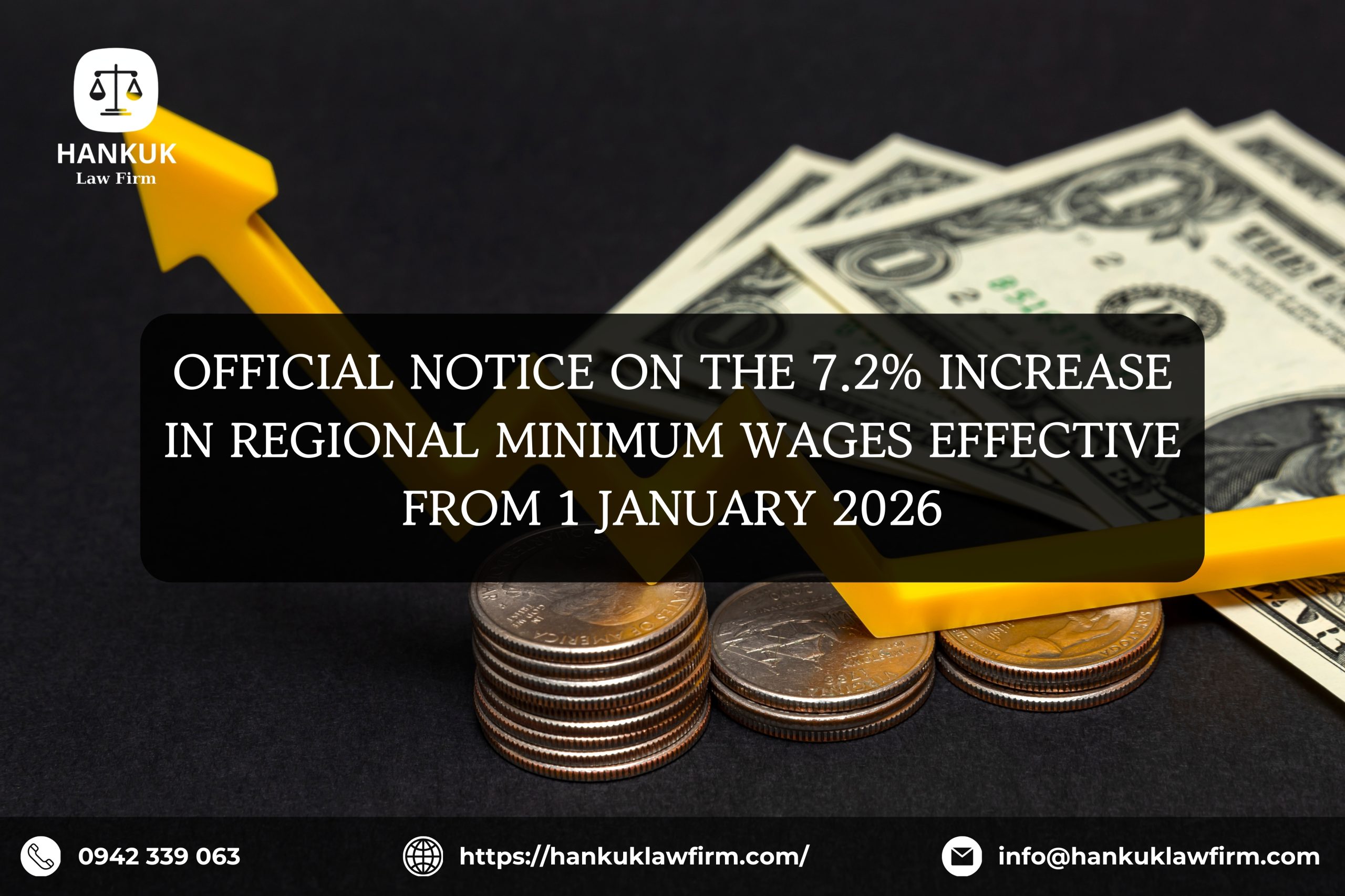 OFFICIAL NOTICE ON THE 7.2% INCREASE IN REGIONAL MINIMUM WAGES EFFECTIVE FROM 1 JANUARY 2026