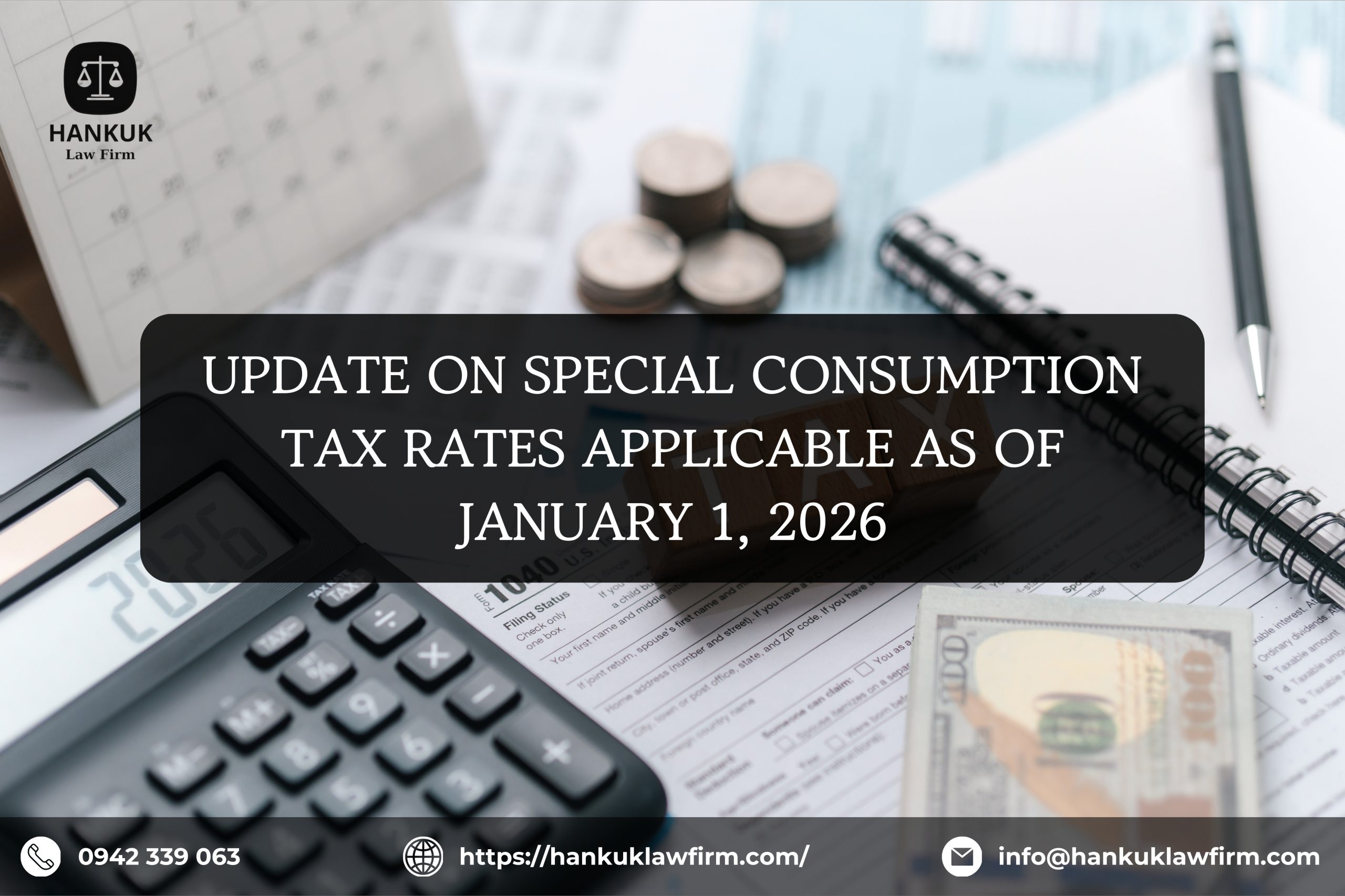 UPDATE ON SPECIAL CONSUMPTION TAX RATES APPLICABLE AS OF JANUARY 1, 2026