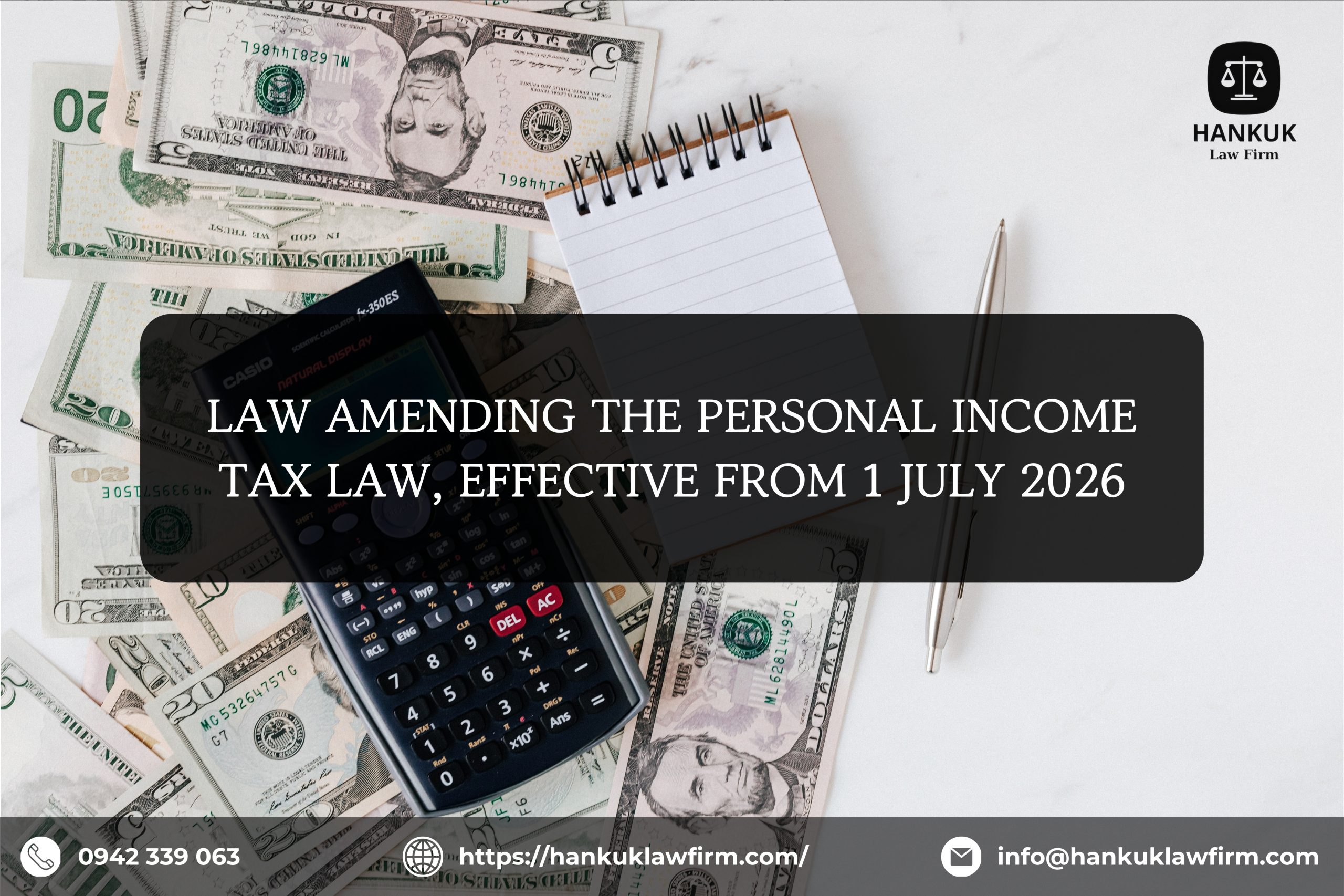 LAW AMENDING THE PERSONAL INCOME TAX LAW, EFFECTIVE FROM 1 JULY 2026
