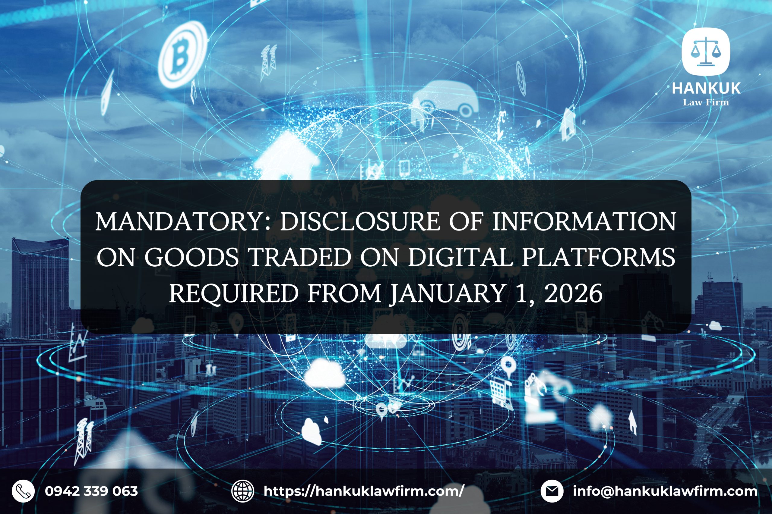 MANDATORY: DISCLOSURE OF INFORMATION ON GOODS TRADED ON DIGITAL PLATFORMS REQUIRED FROM JANUARY 1, 2026