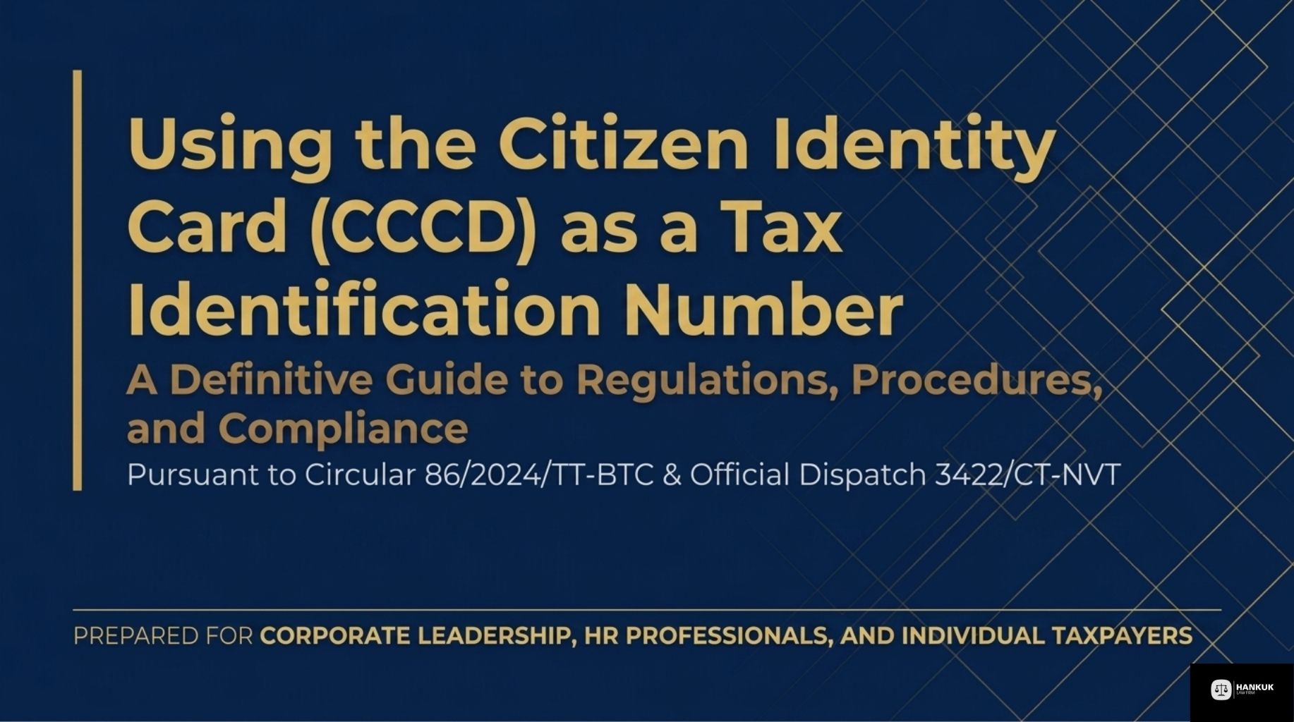 Using the Citizen Identity Card (CCCD) as a Tax Identification Number: A Definitive Guide to Regulations, Procedures, and Compliance