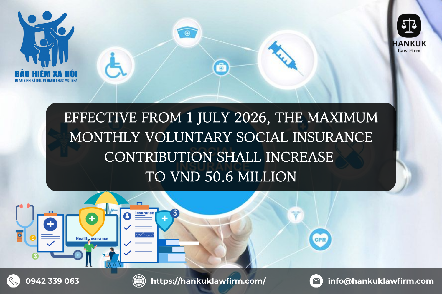 EFFECTIVE FROM 1 JULY 2026, THE MAXIMUM MONTHLY VOLUNTARY SOCIAL INSURANCE CONTRIBUTION SHALL INCREASE TO VND 50.6 MILLION